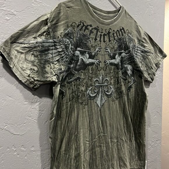 🔥🔥 Y2K AFFLICTION Andrei Arlovski Signature Series 2XL Tee - EXCELLENT Conditi - Picture 4 of 10